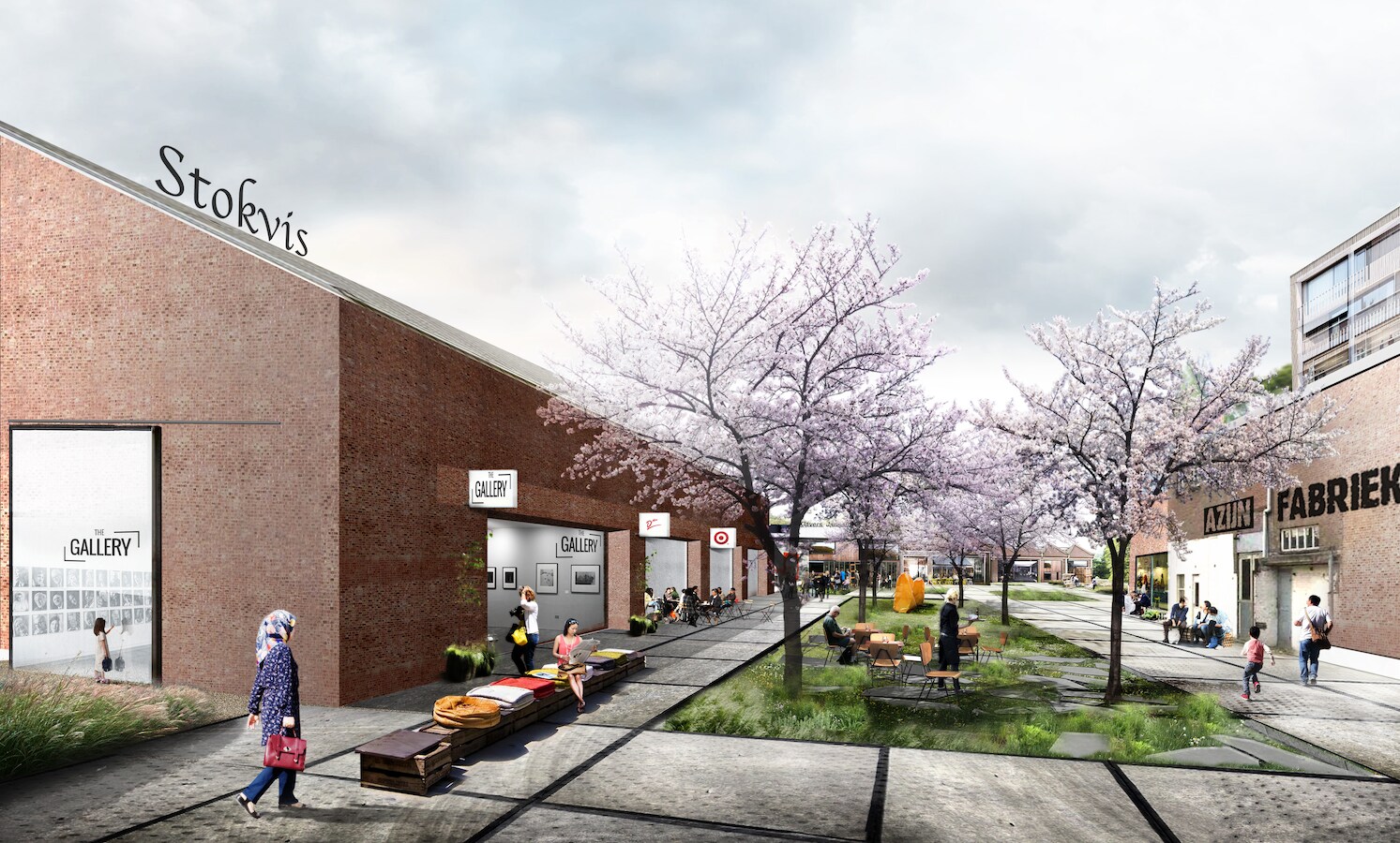 Zo moet het terrein van de voormalige conservenfabriek Klavers Jansen er in de toekomst uit gaan zien. Het Bredase bouwbedrijf Sprangers is bij de plannen en de uitvoering ervan betrokken. Sprangers richtte in 2004 het Consortium Spoorzone Breda (CSB) op waarin ook Winters Bouw en wooncorporatie Allwel vertegenwoordigd zijn.