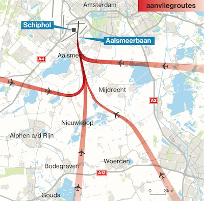 Uithoorn eist dat Schiphol zich aan geluidsregels houdt, officieel handhavingsverzoek ingediend