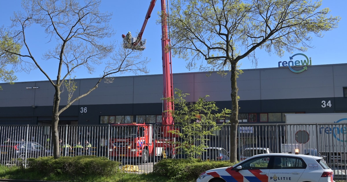Brandlucht bij afvalverwerker Renewi in Breda