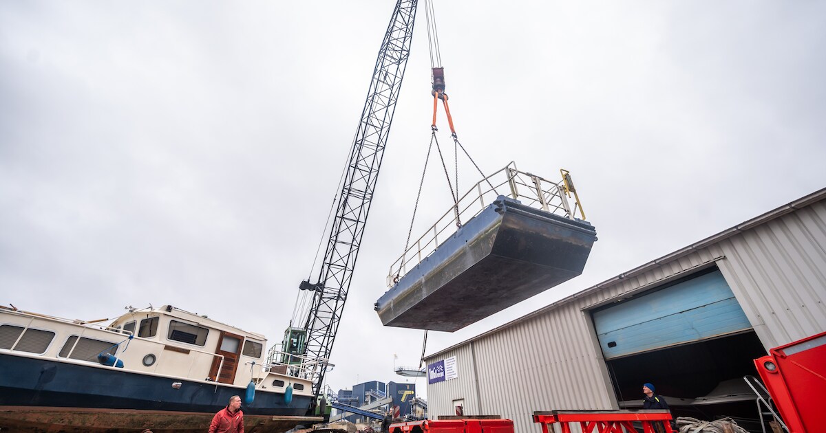 Het is even omlopen bij Persingen: het trekpontje krijgt een opknapbeurt