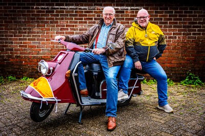 De Rolls Royce onder de scooters: Ger en Raymond delen de liefde voor de Heinkel