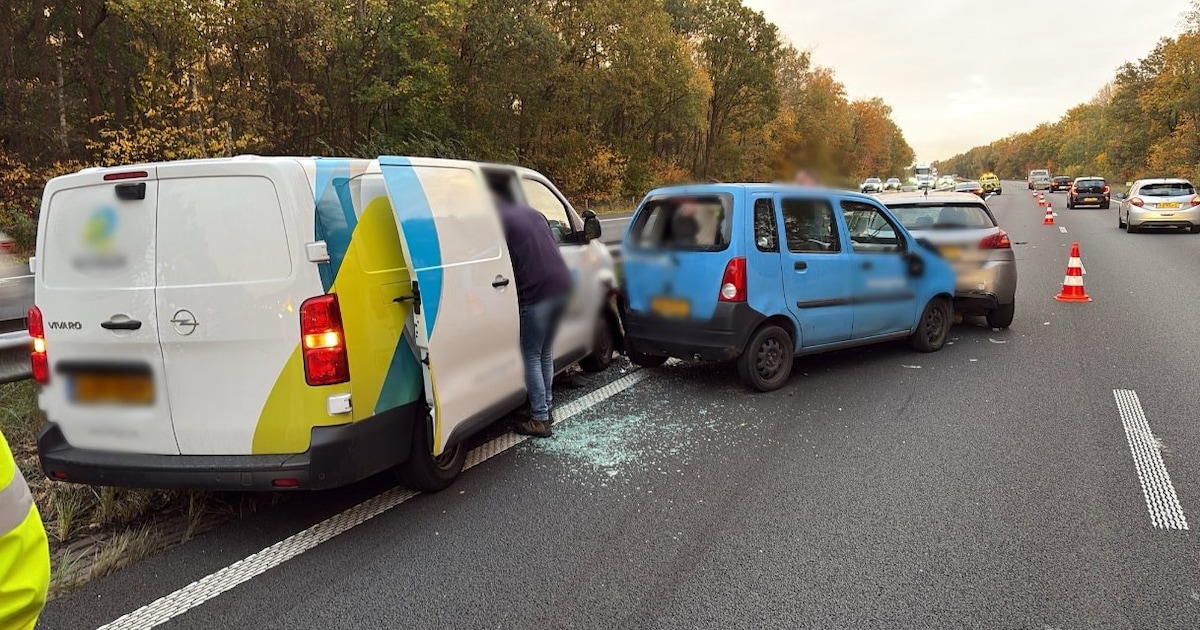 Ongeval op A4 bij Hoogerheide zorgt voor uur vertraging richting Belgische grens