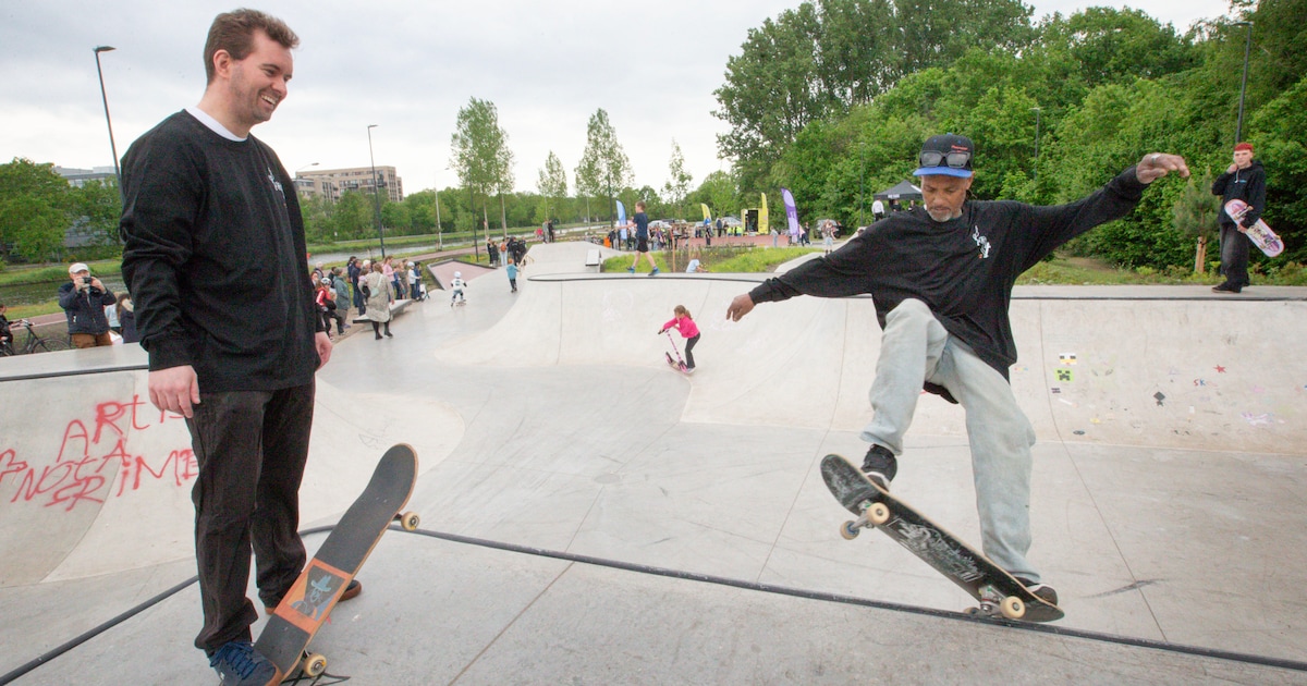 Yorick en Randell dolenthousiast over nieuw skatepark in het Lukwelpark: ‘Supergoed gebouwd’