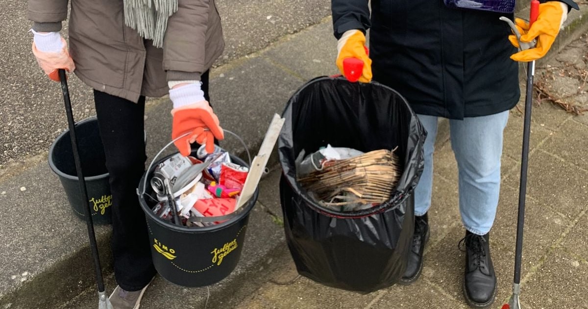 Landelijke Opschoondag in Roosendaal: scholen trappen actie tegen zwerfafval af