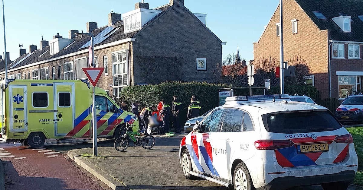 Persoon naar het ziekenhuis na botsing tussen fietsers in Alblasserdam