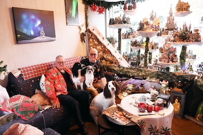 In het huis van Peter en Rob is het echt ‘Jingle all the way’