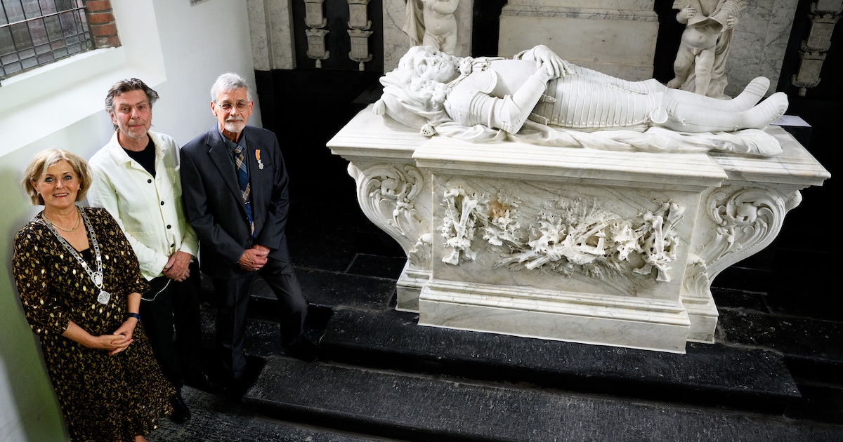 ‘Alle credits voor de restauratie van dit unieke grafmonument gaan naar mijn broer Tim Kemperman’