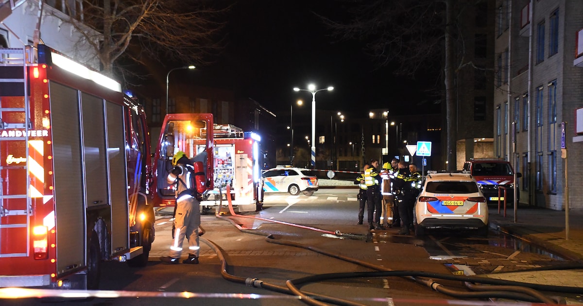Brand in woning aan de Scheldestraat in Vlissingen