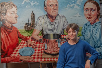 Onthulling kunstwerk in Rijen