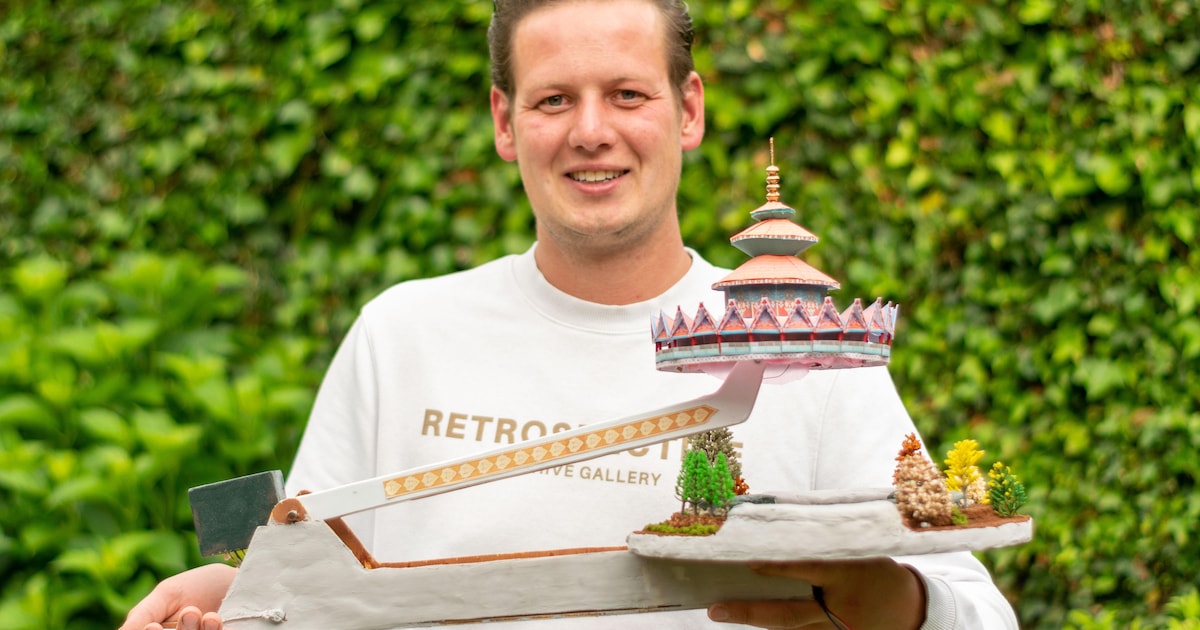 Gavin (26) uit Berkel-Enschot bouwt werkende Efteling-attracties na en dit is zijn nieuwste creatie