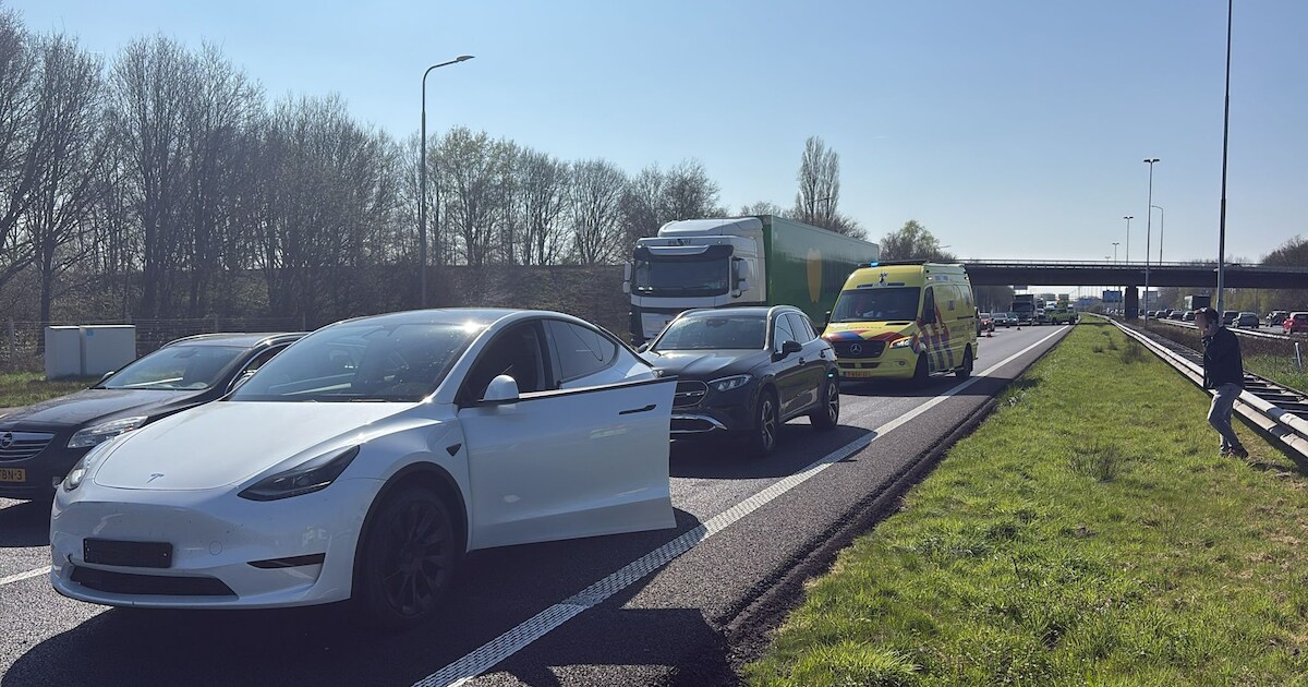 Ongeval op A58 bij Bavel leidt tot forse file richting Tilburg