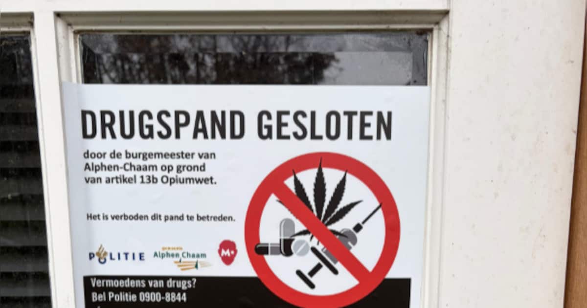 Schuur aan Baarleseweg in Chaam dicht na vondst hennepkwekerij