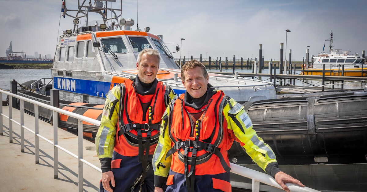 Rick en Stefan zijn redders op zee: ‘Alleen teamplayers houden dit werk vol’