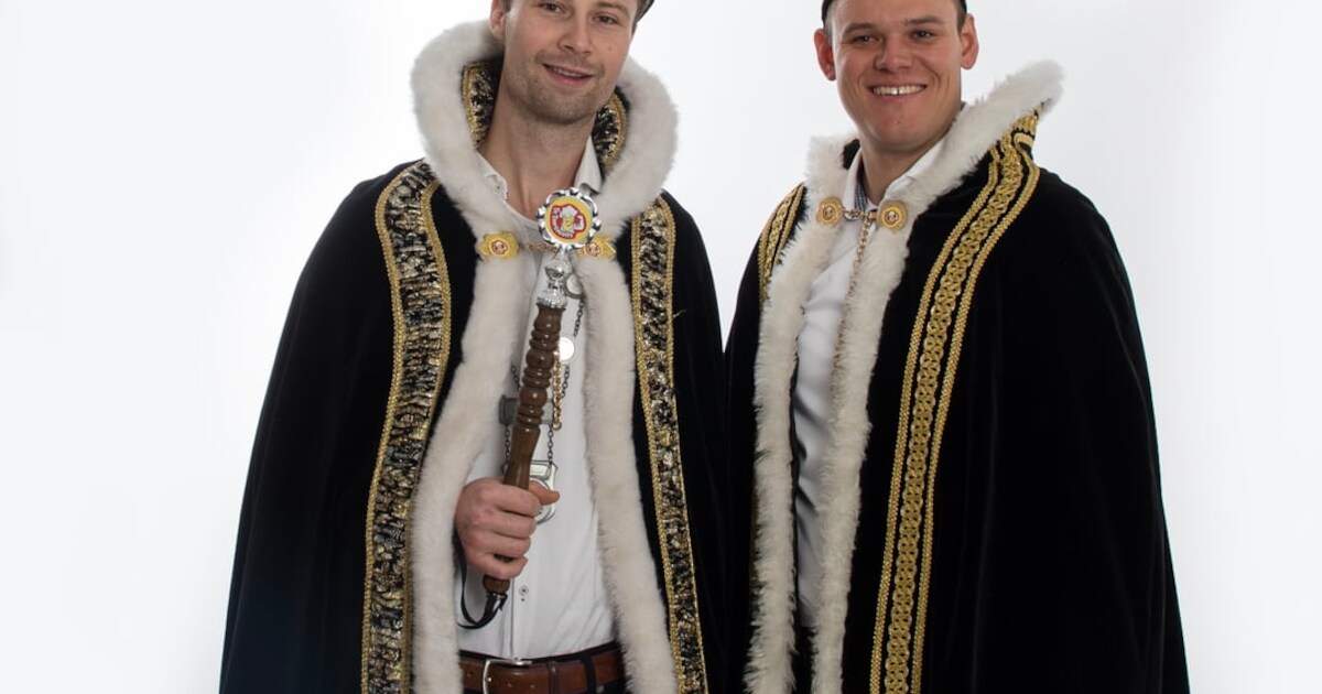 Prins Marijn en adjudant Chiel in Lithoijen