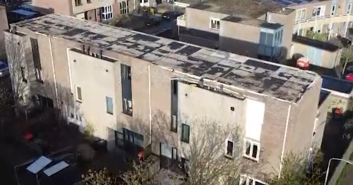 Bewoners in Roosendaal geschokt nadat daken van huizen vliegen: ‘Maar er zijn zoveel lieve mensen di