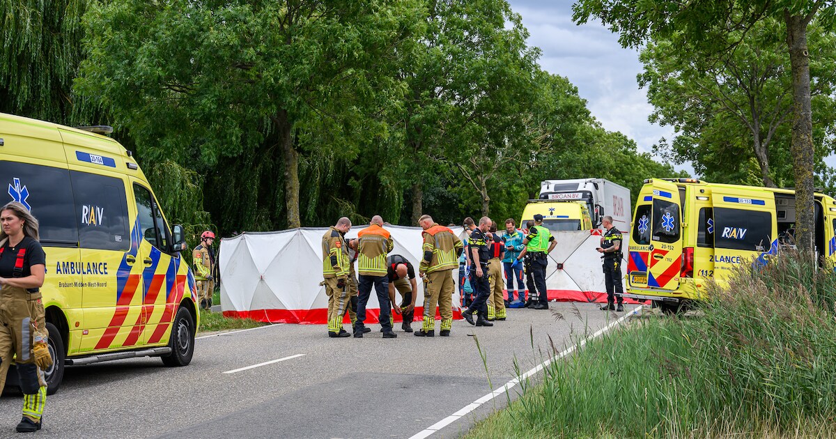Zwaargewonde bij ongeluk op provinciale weg in Zevenbergen