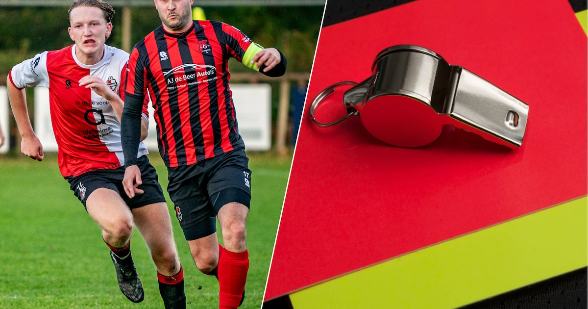 Bedreigde scheidsrechter doet zijn verhaal over gestaakte wedstrijd in Breda: ‘Hij kwam met gebalde 