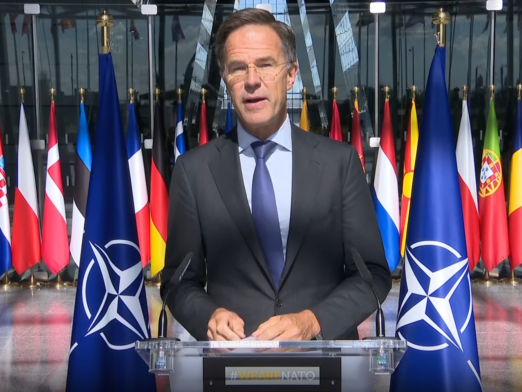 Navo-baas Rutte over Russische drones boven Polen: 'Roekeloos!'