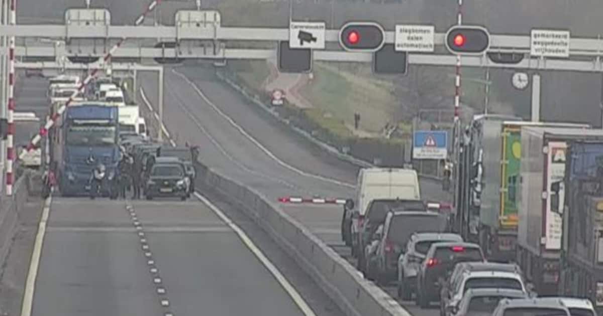 Geramde slagboom bij Haringvlietbrug zorgde voor forse vertraging richting Brabant