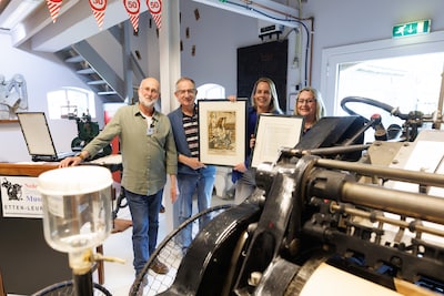 Bijzondere Franse print duikt op bij kringloopwink