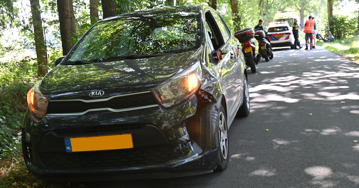Mountainbikester raakt gewond bij botsing met auto in Rijsbergen