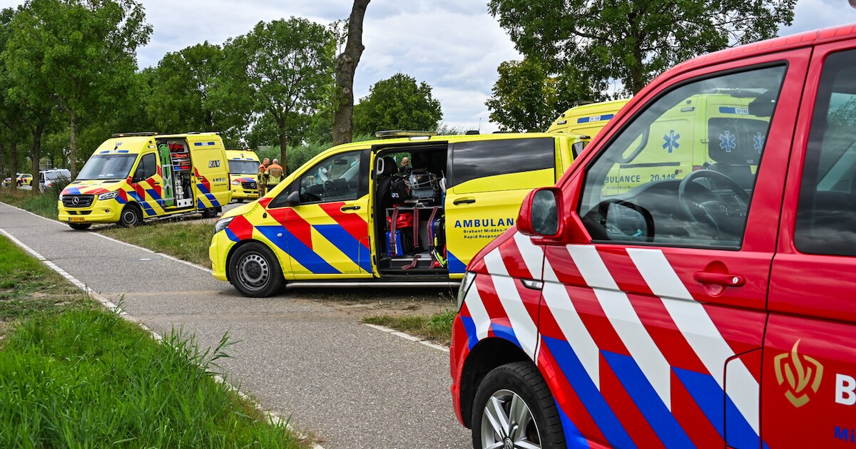 Ongeval met letsel op Hazeldonkse Zandweg in Zevenbergen, traumahelikopter gealarmeerd