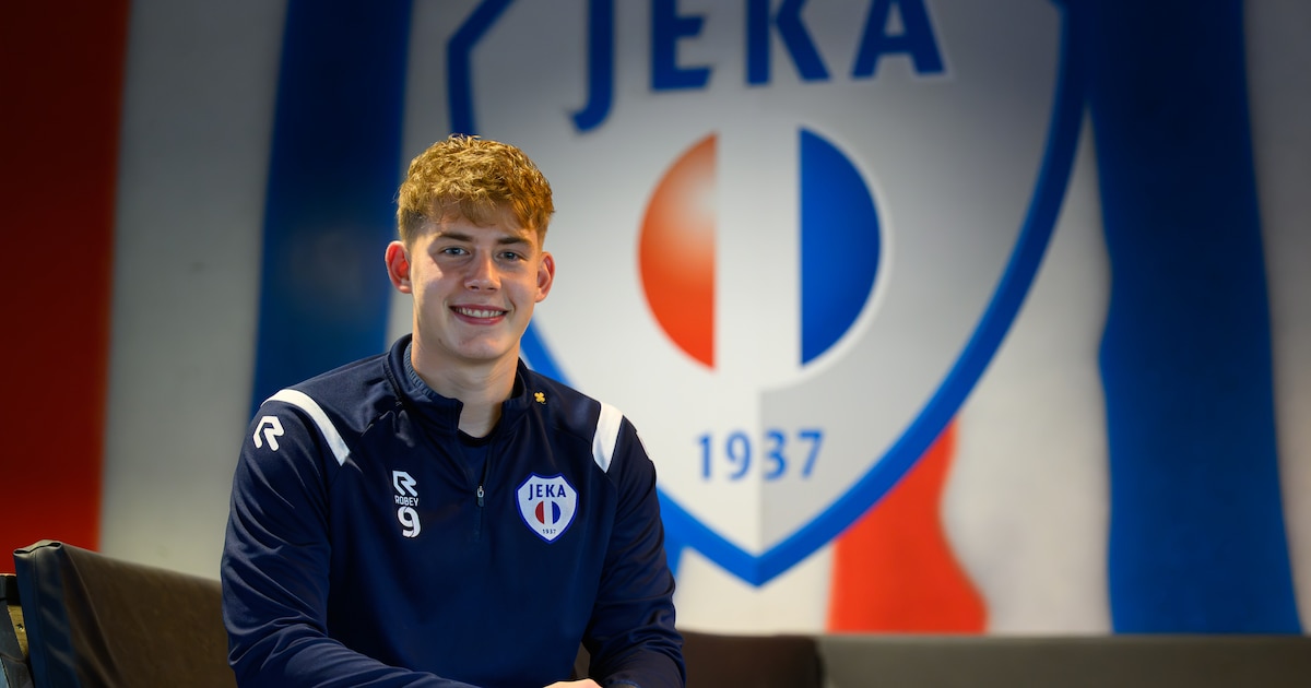 De droom van JEKA-spits Bram (19) leek voorbij na een knak in zijn knie: ‘De mentale klap kwam later