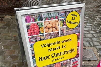 Let op: de vrijdagmarkt verhuist naar deze locatie