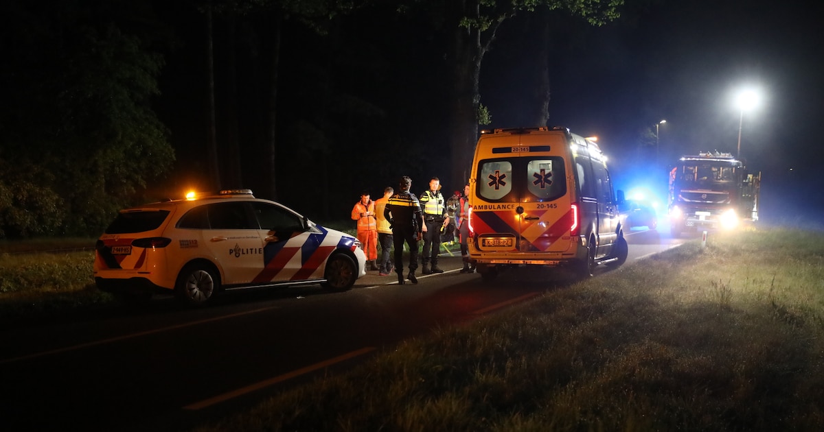 Bestuurder naar ziekenhuis na klap tegen boom bij Putte
