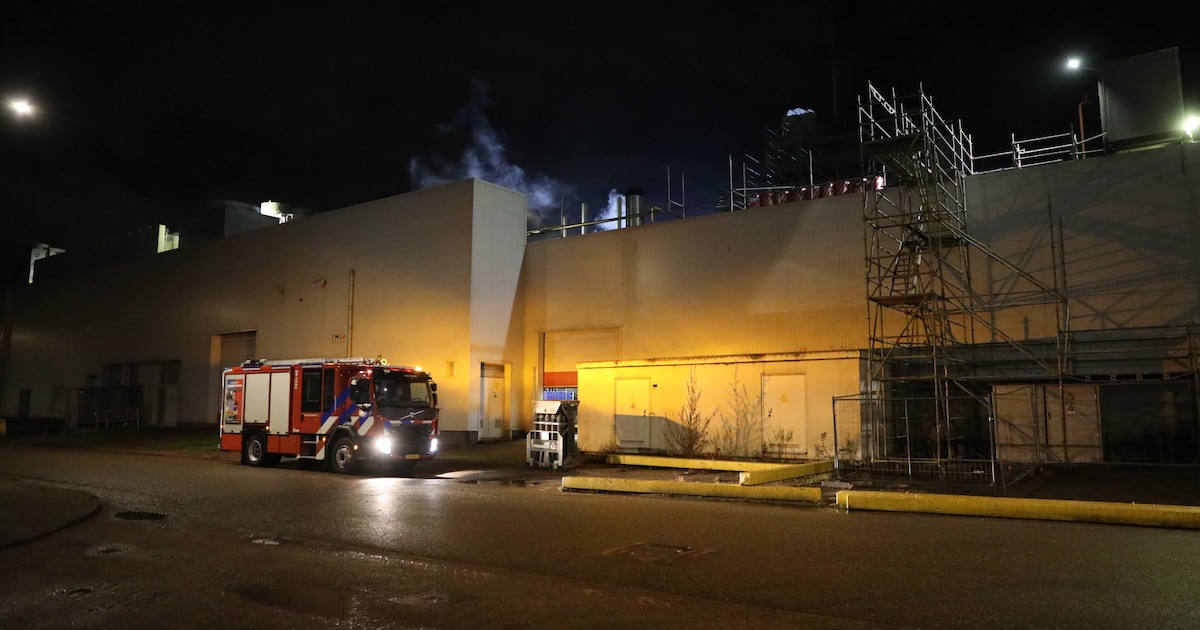 Brand in frietfabriek Bergen op Zoom snel geblust