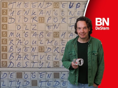 Ha, weekend! Krantje en puzzel erbij, maar dan gaat de bel