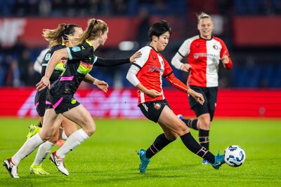 Feyenoord Vrouwen voor tweede keer dit seizoen in de Kuip: ‘Zegt veel over de ontwikkeling’