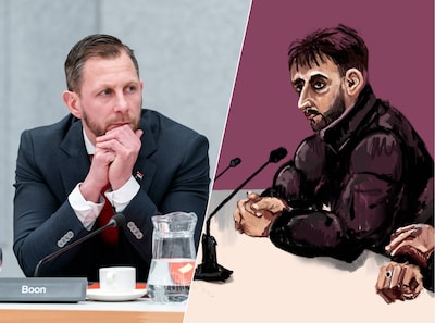 Broer van vermoorde Ryan doet vanuit cel aangifte tegen PVV’er Maikel Boon na AI-bewerking van rechtbanktekening