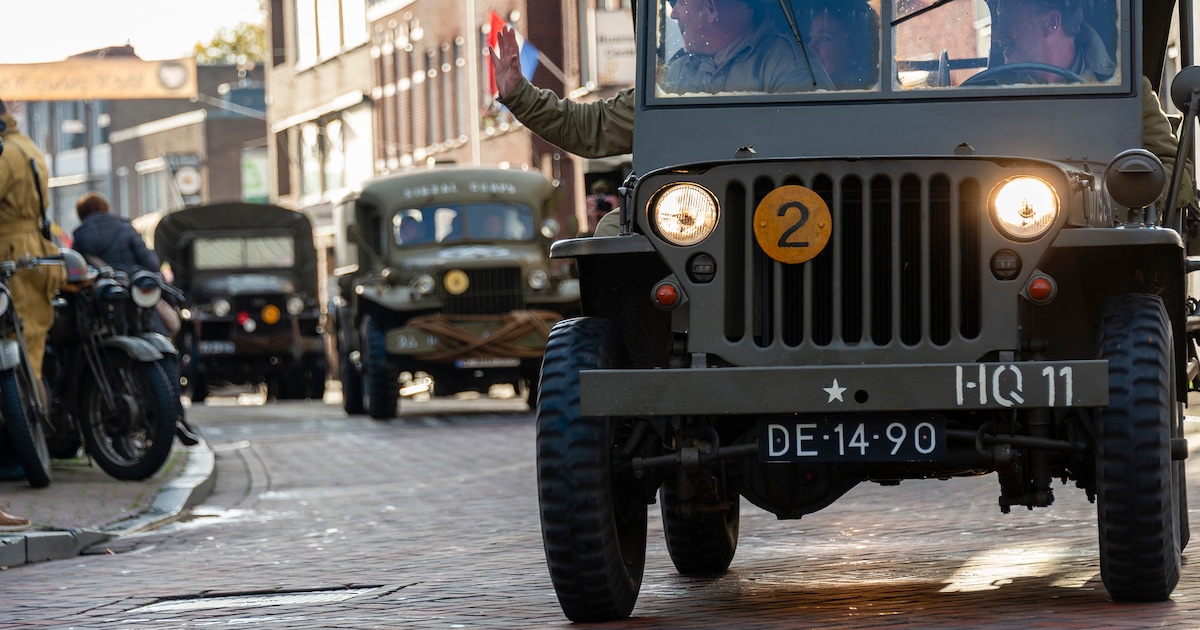Een middag in het spoor van de bevrijders in Roosendaal: ‘Prachtig om die kindergezichtjes te zien’
