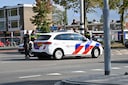 De politie doet onderzoek op de Doornboslaan in Breda.