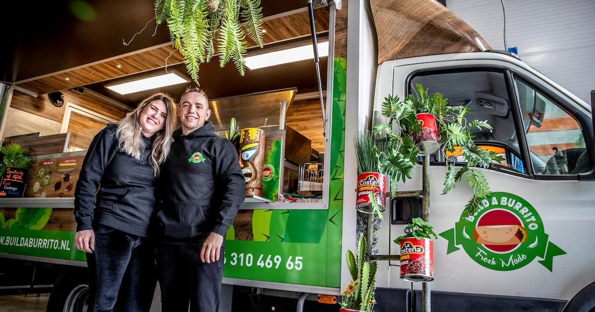 Lange rijen voor de burrito’s van Laura en Aeron uit Veldhoven: ‘We ...