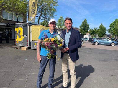 Marktmeester Aart Vermeulen in het zonnetje gezet vanwege bijzondere mijlpaal