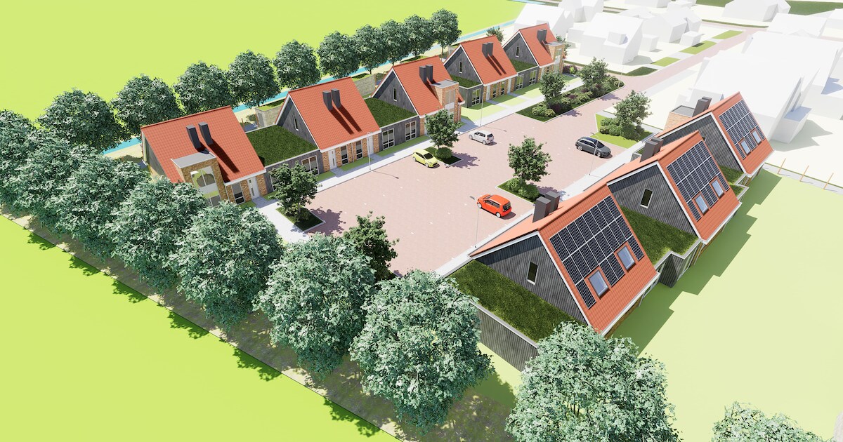 Plannen voor 16 woningen op locatie ’t Stoofje in Ouwerkerk | Zeeland