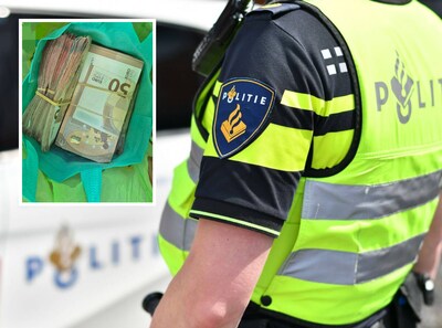 Geen boodschappen, maar stapels bankbiljetten in tas: agenten vinden bijna 100.000 euro