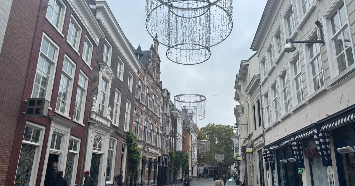 Gespot! De winterverlichting hangt weer in de Bredase binnenstad