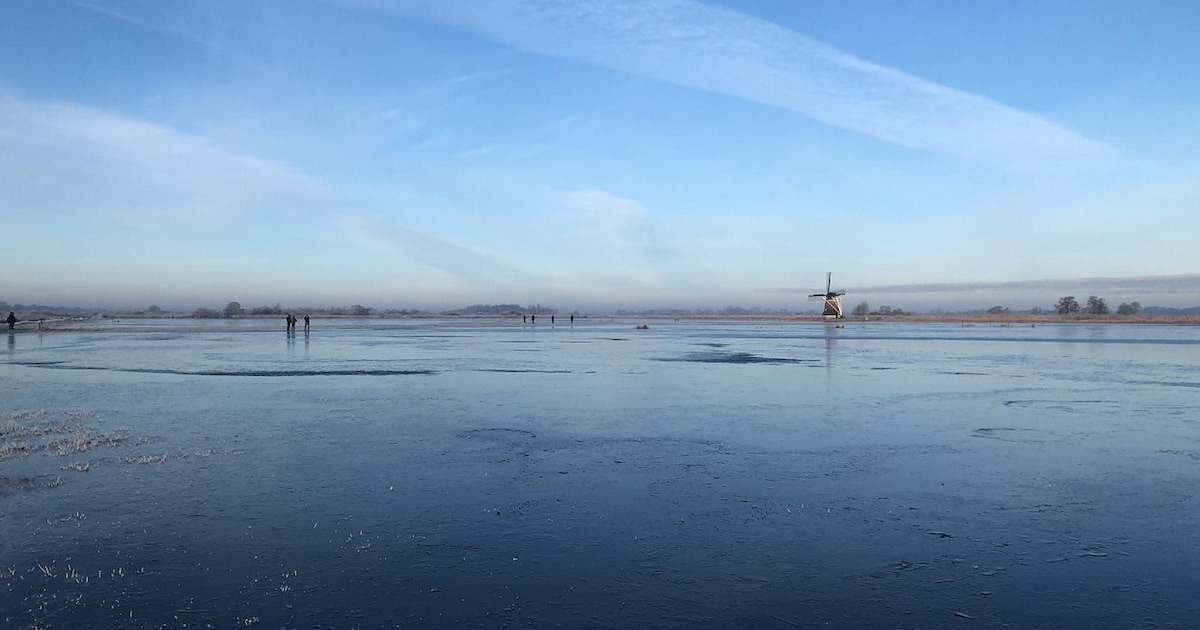 Herman (56) schaatst als eerste op Fries natuurijs: ‘Ik wist dinsdag al ...
