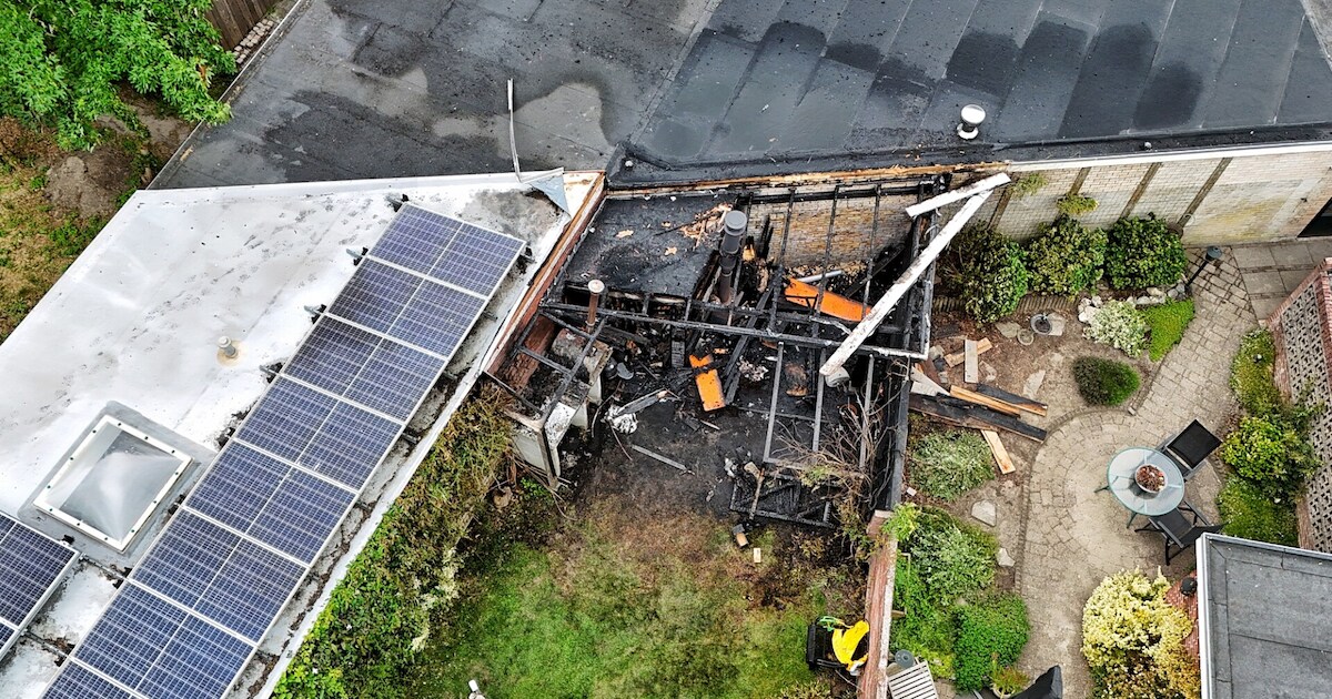 Schuur en overkapping uitgebrand in Berkel-Enschot