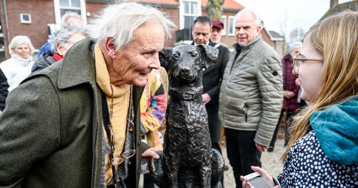 Heldenhond Bläsz staat voor eeuwig klaar om weer in actie te komen in Scharendijke