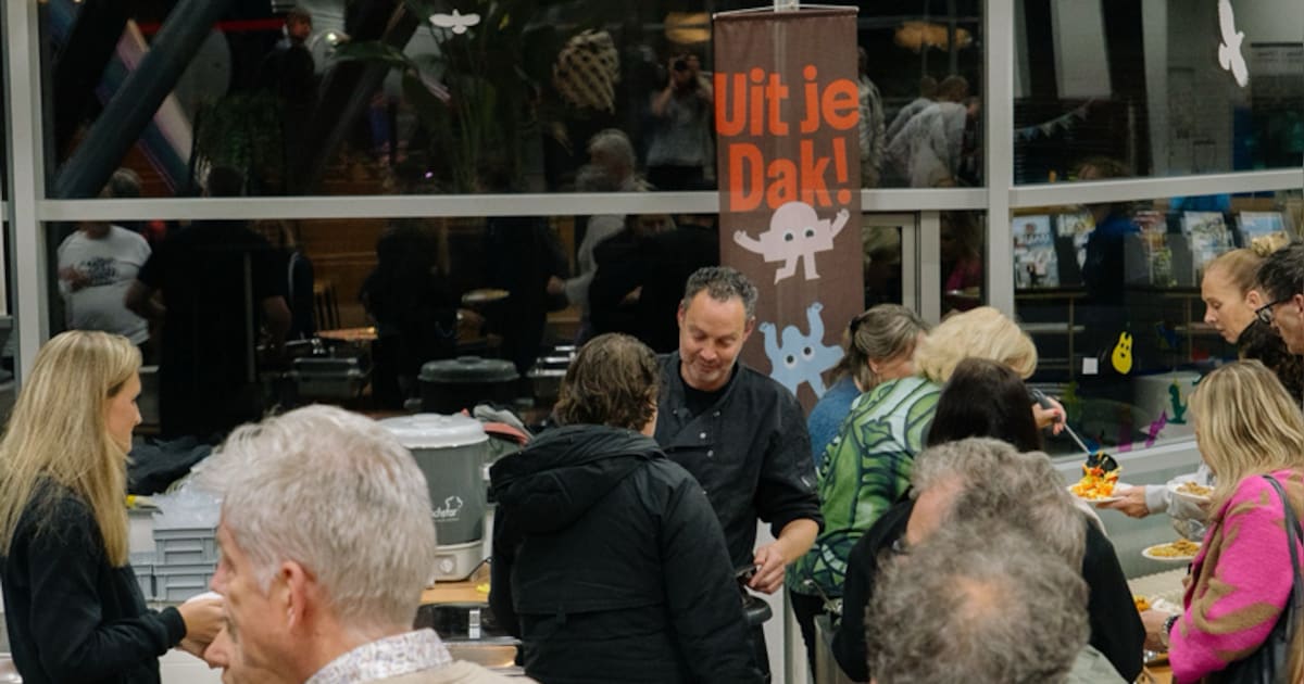 Bredanaars, kunstenaars en dakloze mensen schuiven bij elkaar aan tafel in Breda