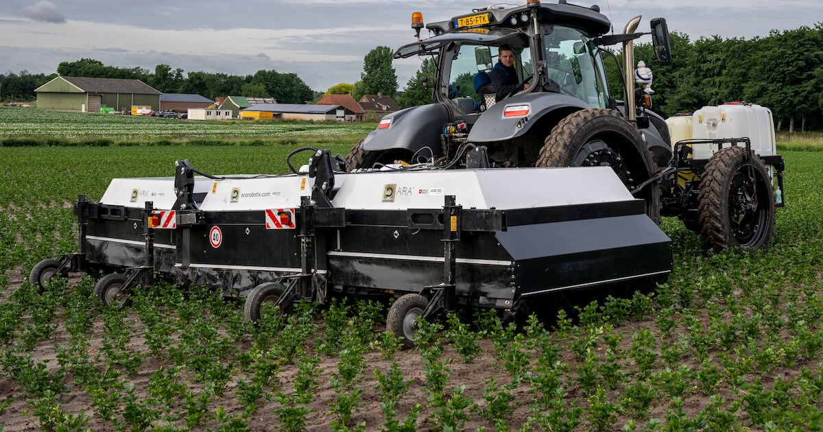 ‘Waar geen vuil staat, doet-ie niets’; slimme trekker van Tygo (20) spaart milieu én portemonnee