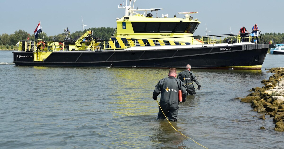 Lichaam gevonden in de Waal bij Nieuwaal