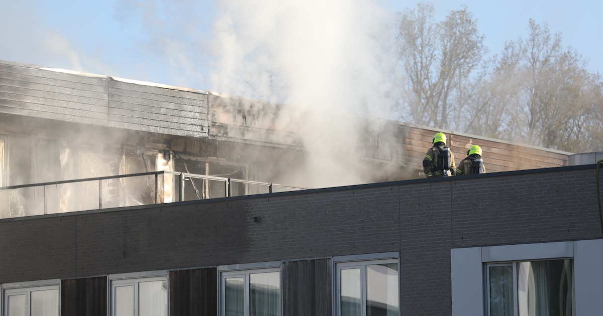 Uitslaande brand bij ggz-instelling in Halsteren: 90 mensen geëvacueerd