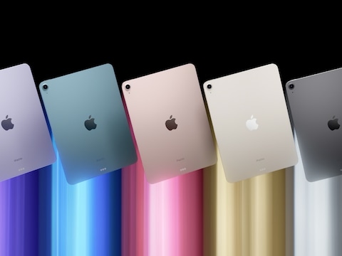 De iPad Air is in vijf kleuren beschikbaar