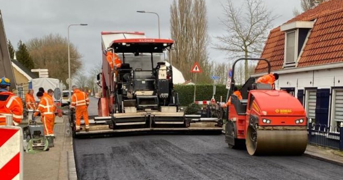 Stationsweg in Zuidland op 18 maart dicht vanwege werkzaamheden