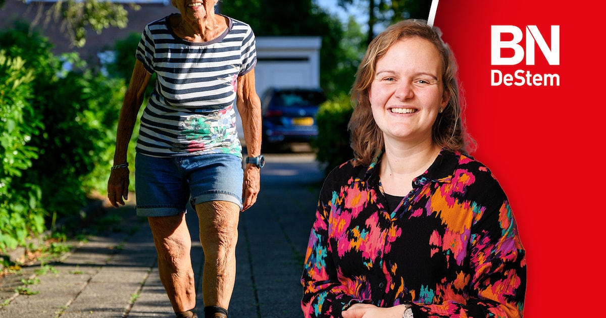 Hopelijk loop ik als ik 92 ben nog net als de Roosendaalse Blanche